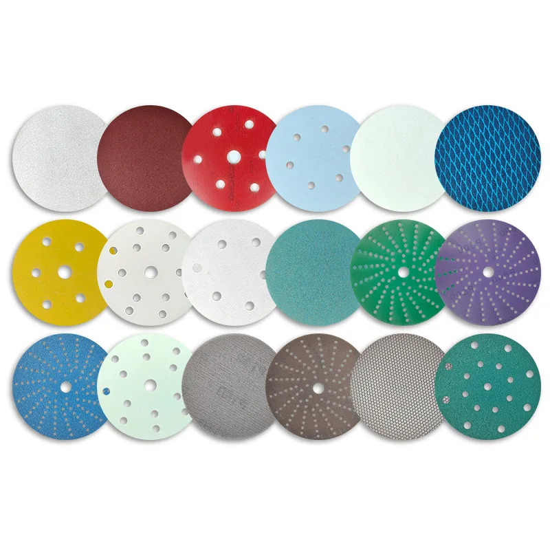 Manufacture Sand Paper 3/4/5/6 inch Replaceable Sanding Paper for Polishing