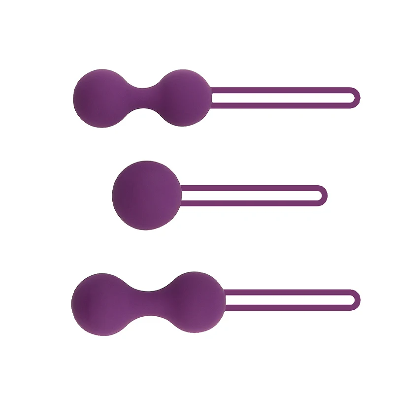 Waterproof Medical Silicone Durable Purple Women Tightening Product Vibrator Rose Kegel