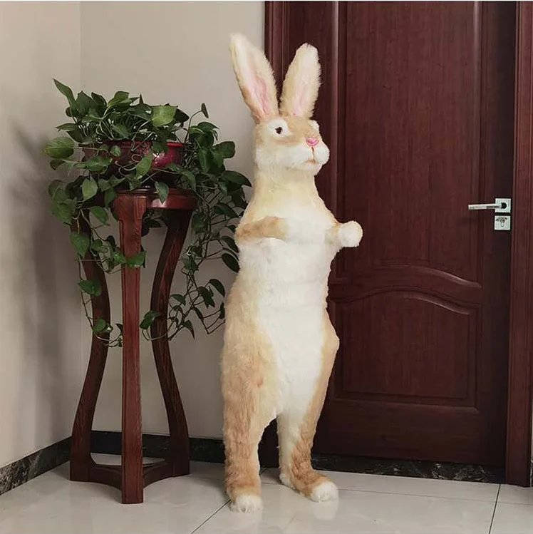Bunny Decor Easter Decoration Big Rabbit Animal Model Festival Supplies Easter Party Mardi Gras Decorations Bunny