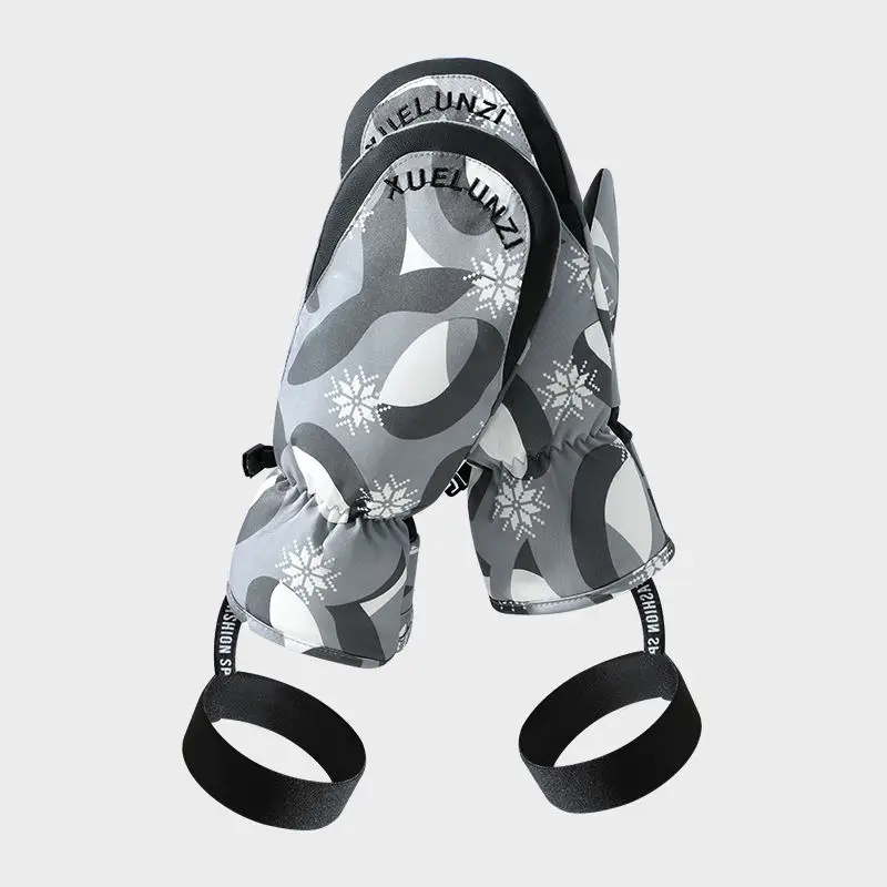 Factory wholesale windproof waterproof Ultralight Outdoor Down Mittens Nylon Fabric Camping Down Winter Gloves