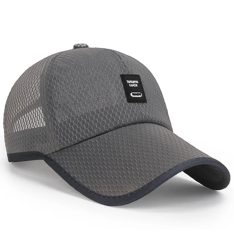 Unisex Breathable Full Mesh Baseball Cap Quick Dry Running Hat Lightweight Cooling Water Sports Hat