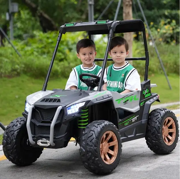 12V7ah Battery Rechargeable Two Seats High Quality Kids Ride On Off Road Car for 12 years