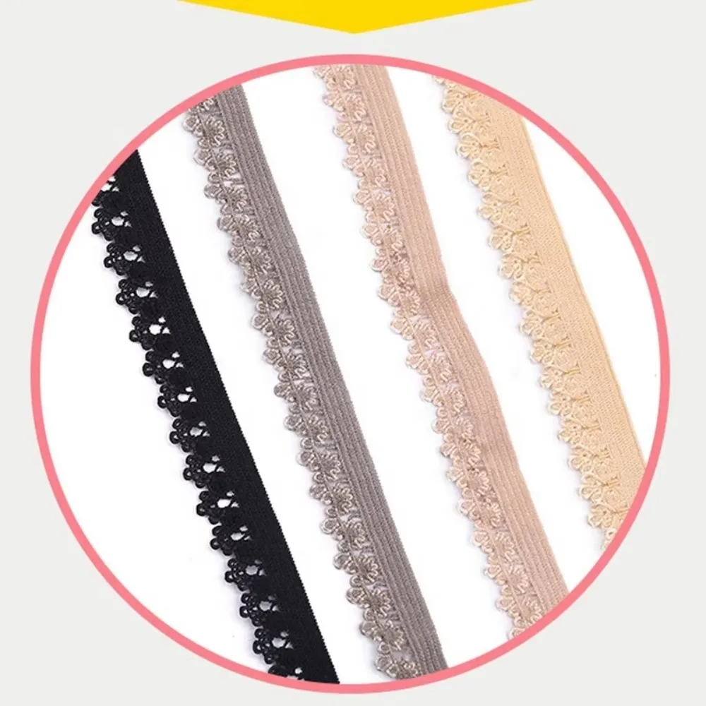 Elastic High-stretch Nylon Tooth Thin Knitted Underwear Trim Elastic Band for Bra Underwear Pants Shoes Hat