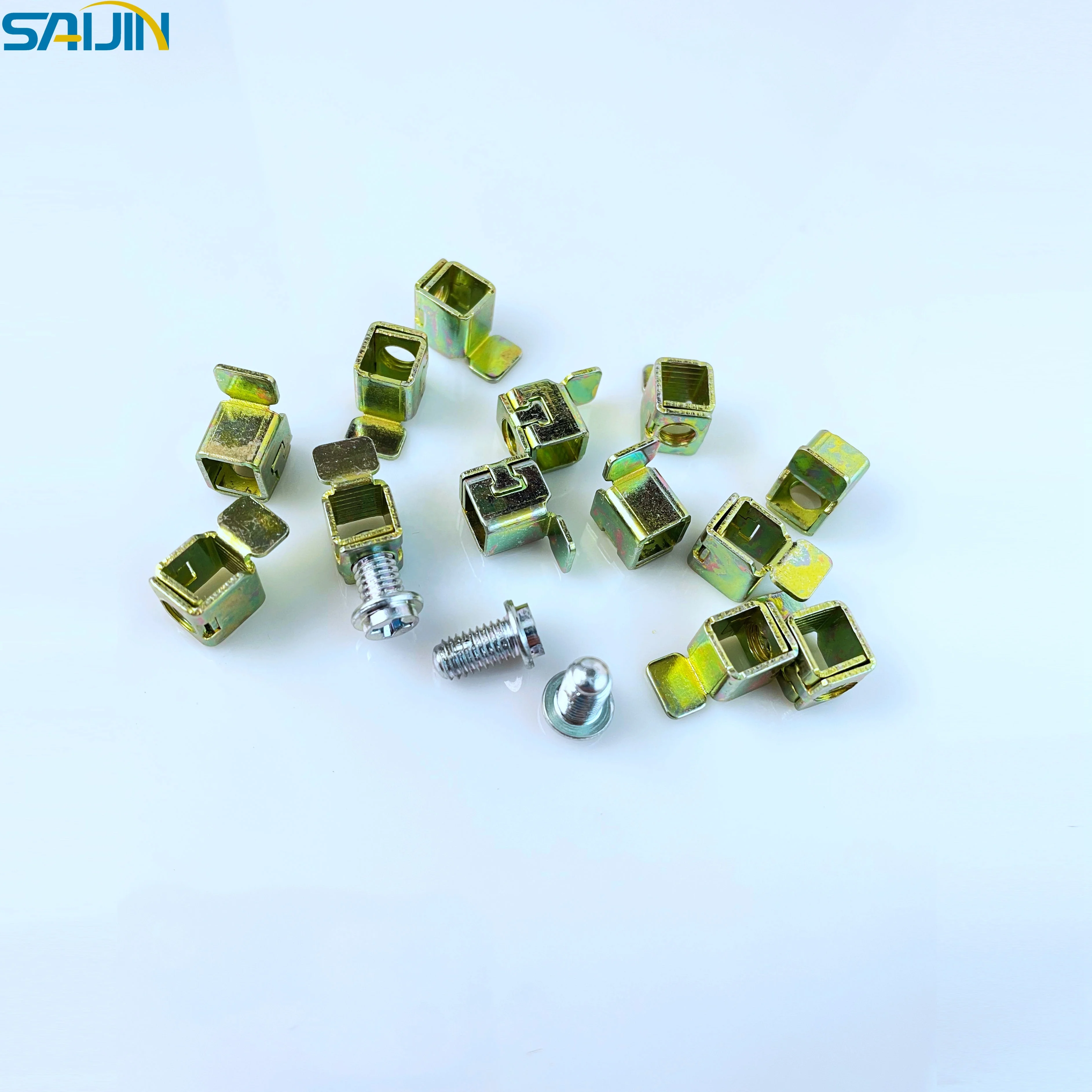 Новый дизайн, Клеммная клетка для розетки, из мягкой стали, оцинкованная, M6, 45H