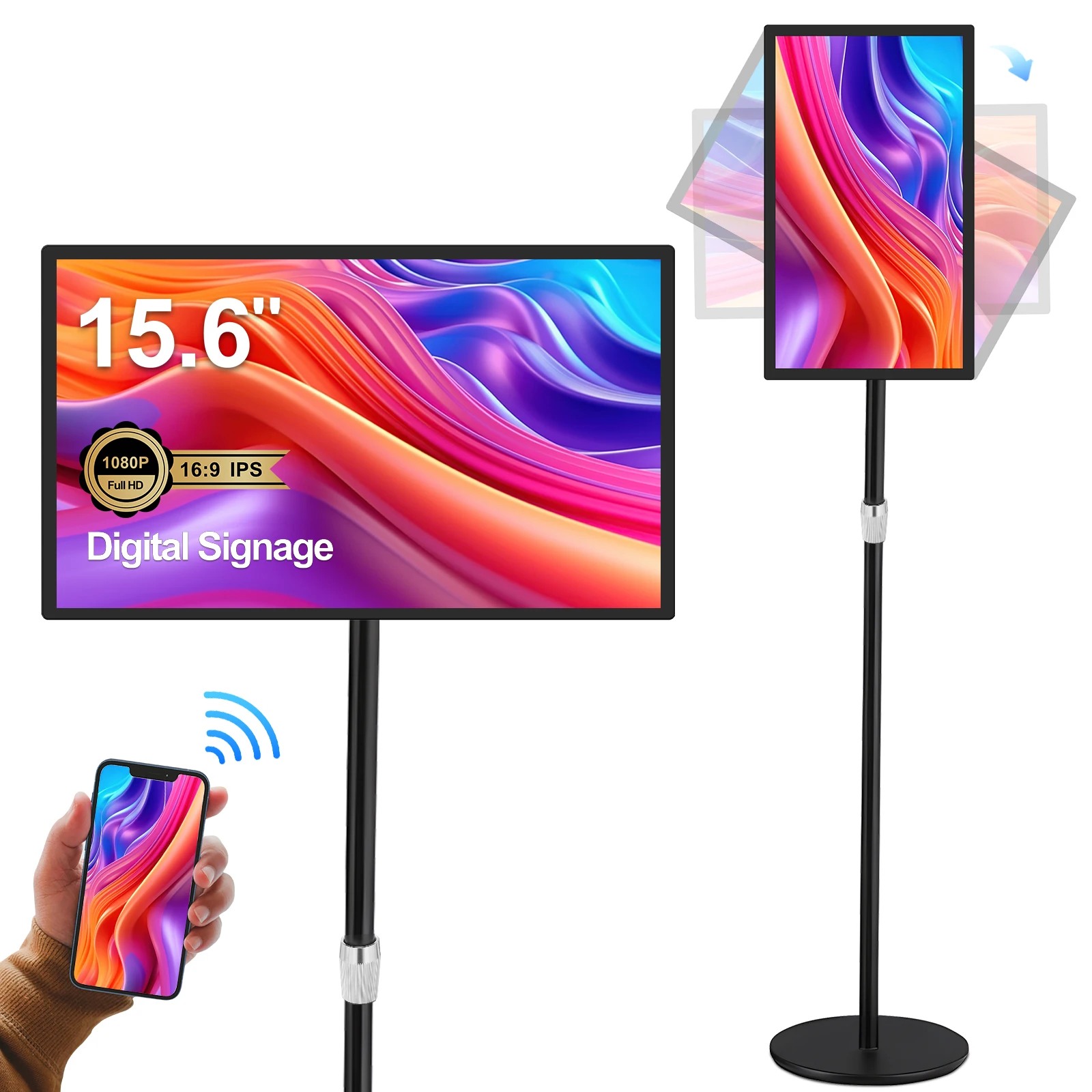 LCD Touch screen support Pos Machine pos Software For Retail System touch Screen All In One  digital signage media player