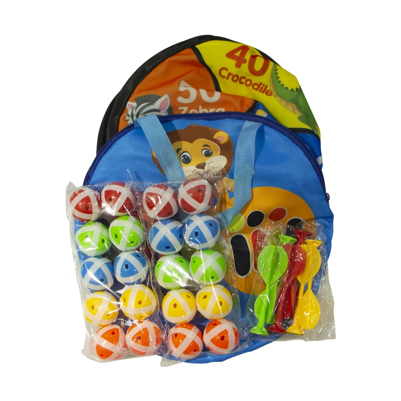 Custom Pattern 29' Large Size Foldable Soft Fabric Magnetic Dartboard with 12 Sticky Balls Set Safe Toy Gift