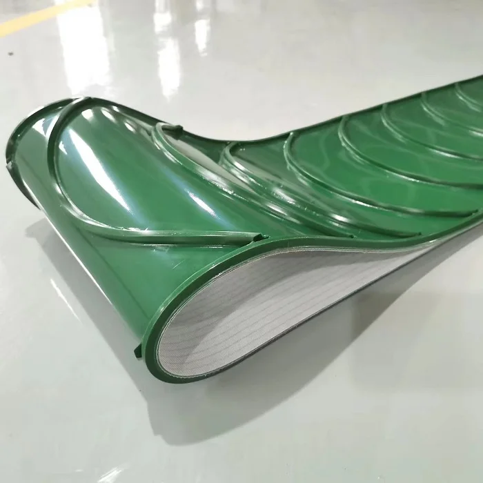 Manufacturers Provide High Quality Flat Transmission Belt Green PVC Conveyor Belt