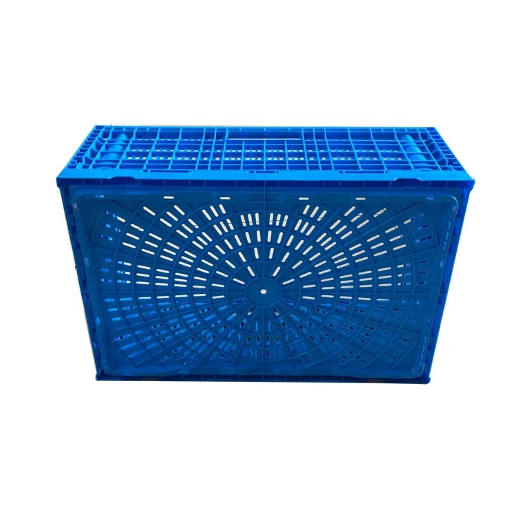 High quality logistic folding crate box fruit collapsible vegetable plastic crate