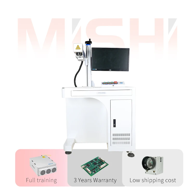 Fiber Laser 50 Jewelry Cutting And Graving 50 W metallic Laser printer Marking name necklace Machine