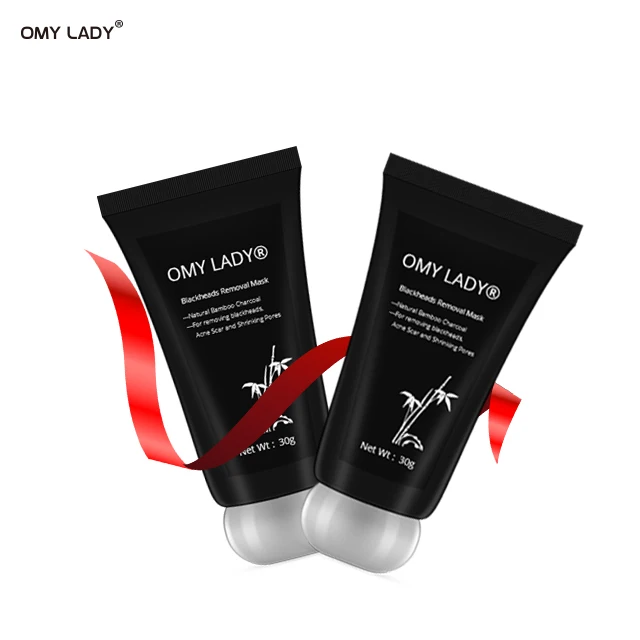 omy lady organic bamboo charcoal facial mask mud mask face peel cream for face whitening