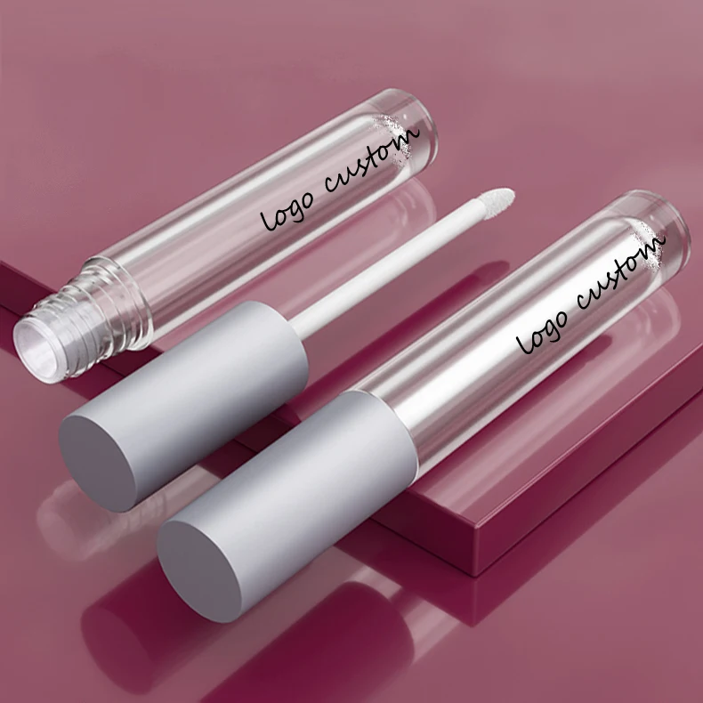 Round Lipstick Tube Empty Tube 5ml Lip Gloss Dispensing Empty Abs Petg Eco Friendly Lipstick Tube Packaging