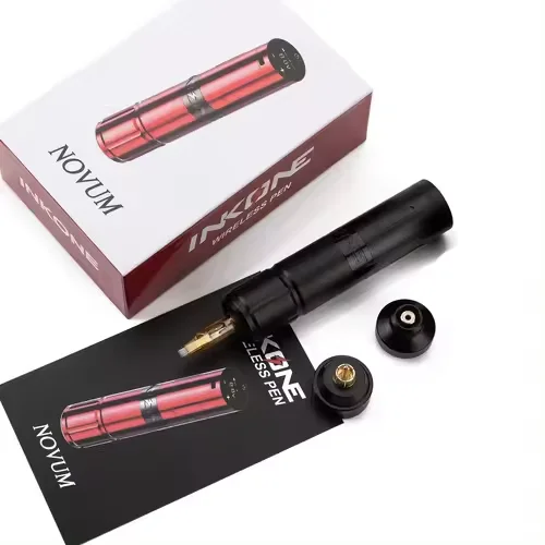 High quality INKONE NOVUM Wireless Tattoo Pen with 1800mAh battery capacity and RCA Connector Rotating Motor