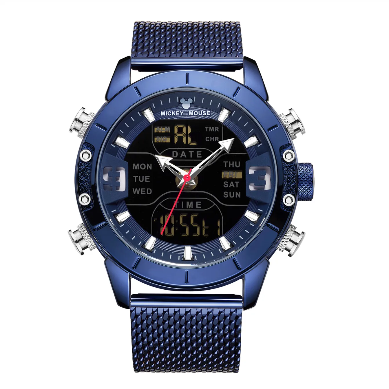 IMISS Men Watches Luxury Minimalist Calendar Stainless Steel Waterproof Luminous Date Week Sport Wrist Watches For men