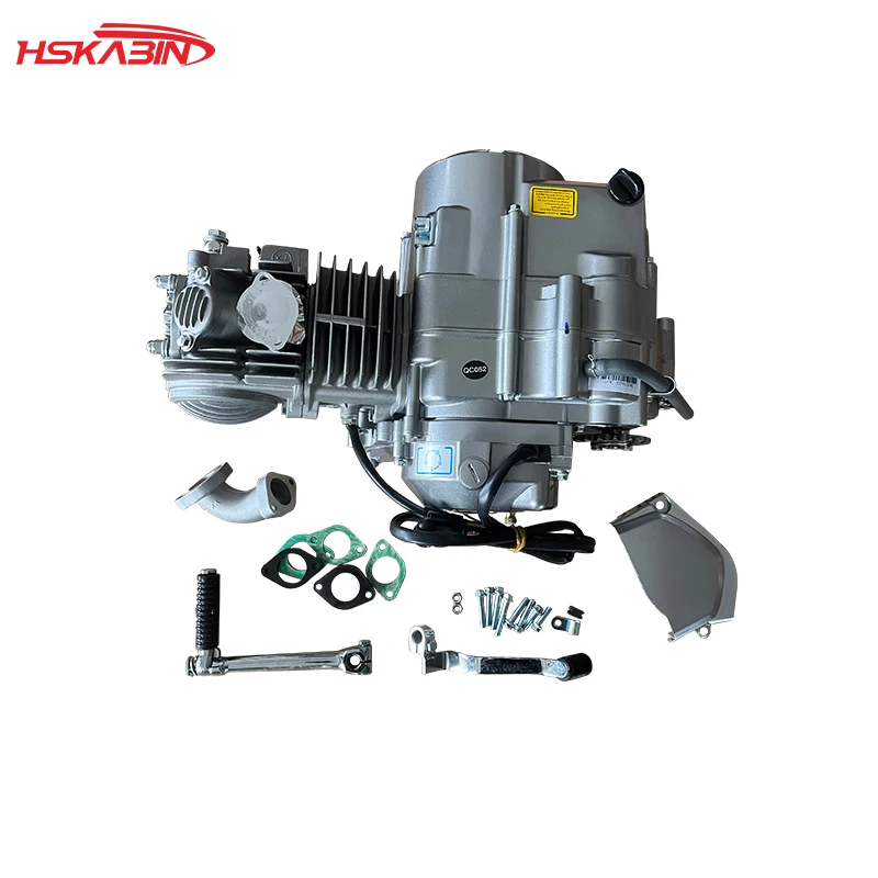 140CC engine semi-automatic hands-free clutch aluminum cylinder engine with gear underlaid motor accessories for motorcycles