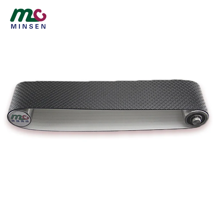 Manufacturers of high-quality black I-shaped PVC endless industrial conveyor belts