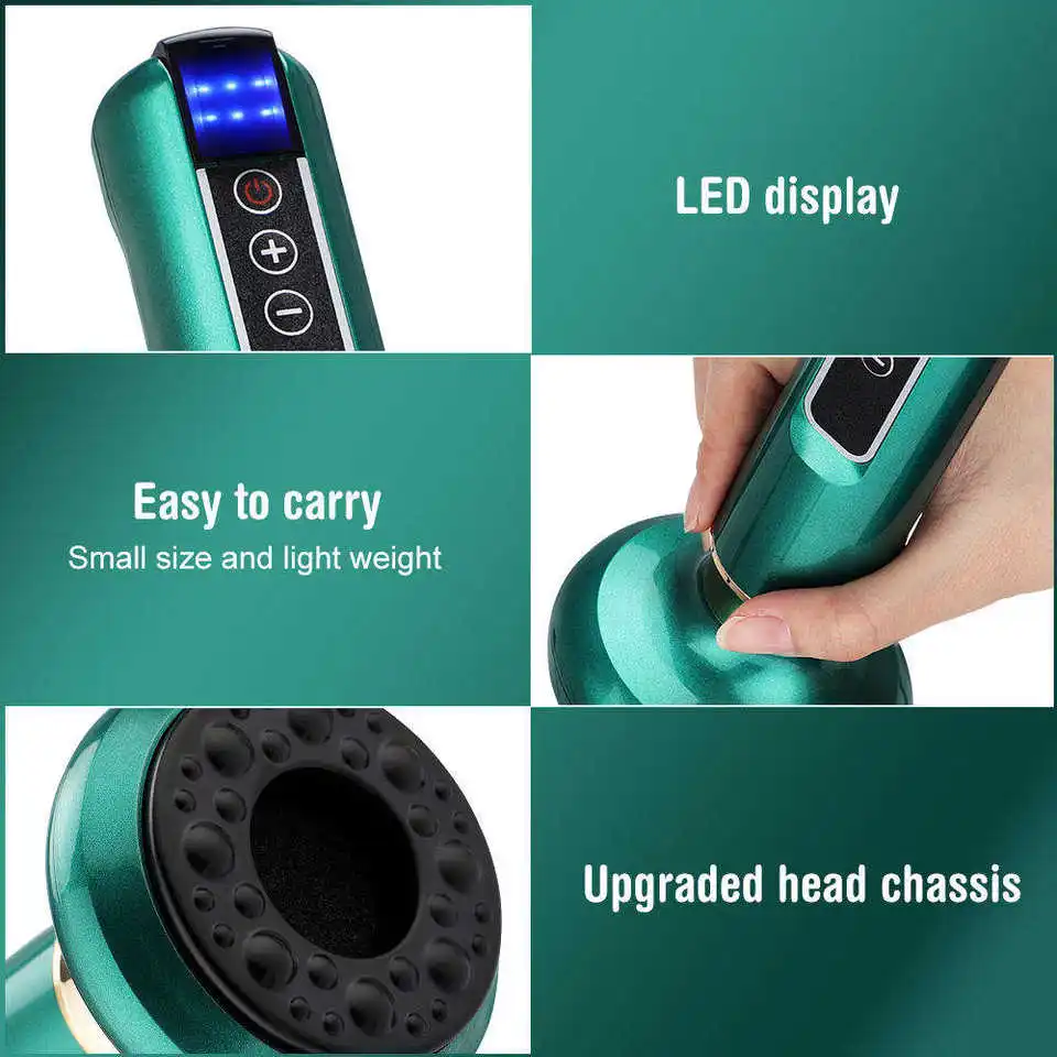 Hot Body Slimming Tools Guasha Electric Scraping Suckers Auto Vacuum Suction Cup Electric Cupping Massager