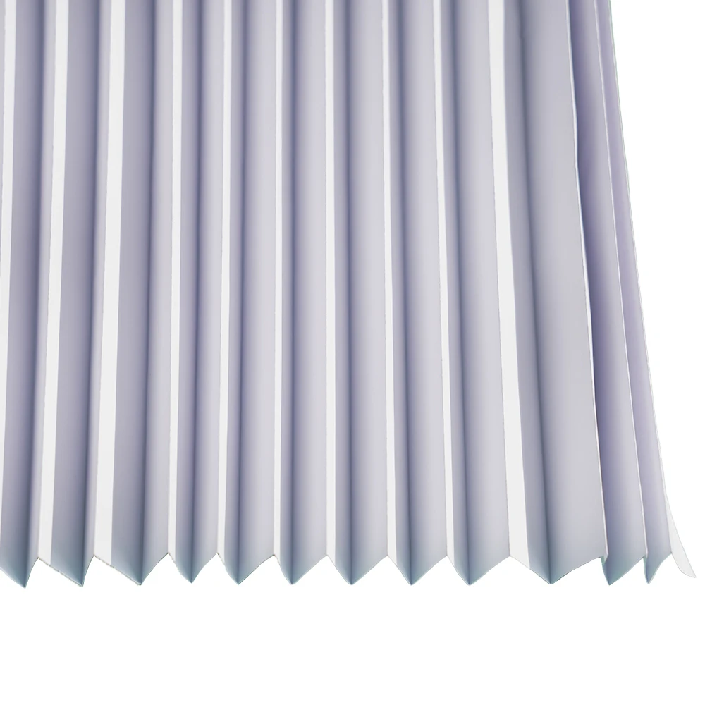 Hot selling shading and shading temporary white pleated louver fabric classic Chinese New Year French window roller blind