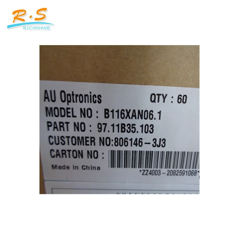 AUO Wholesale price B116XAN06.1 lcd display 11.6 slim eDP 30 pin replacement screen display for laptop panel