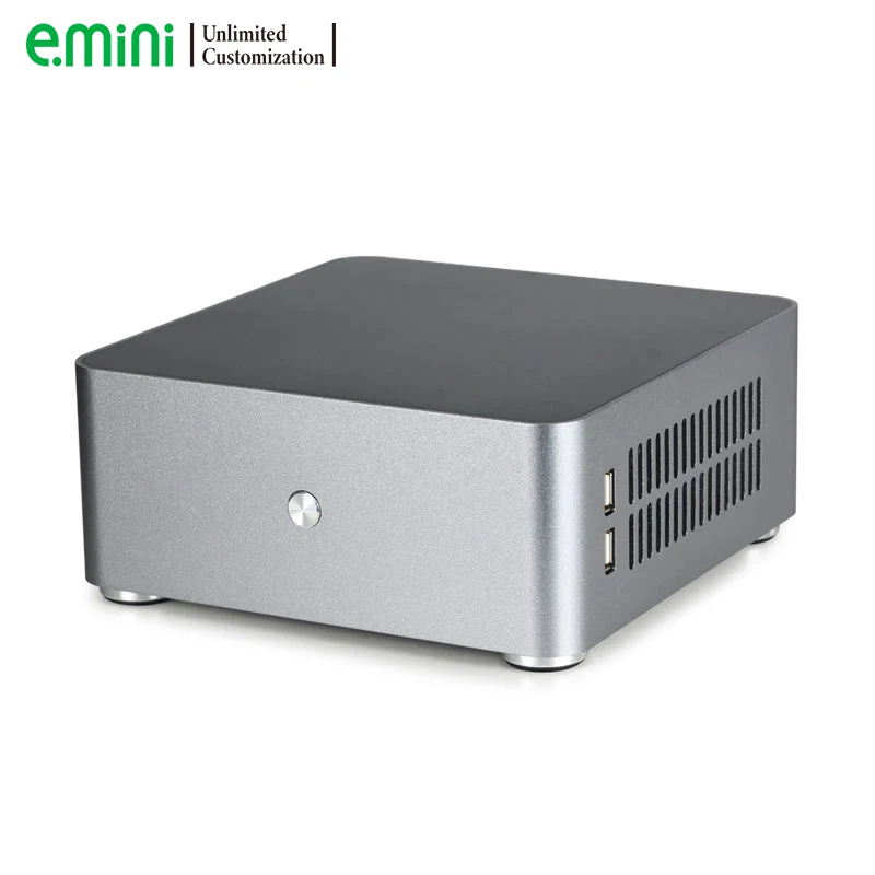 E.MINI customization mini pc x86 4K i7 computer desktop for office school home gaming