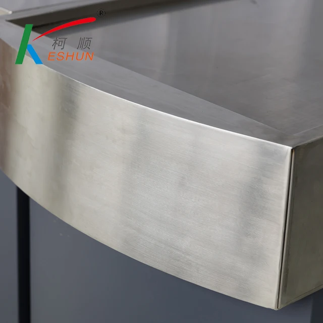 stainless steel cashier checkout counter commercial  checkout desk  dimensions