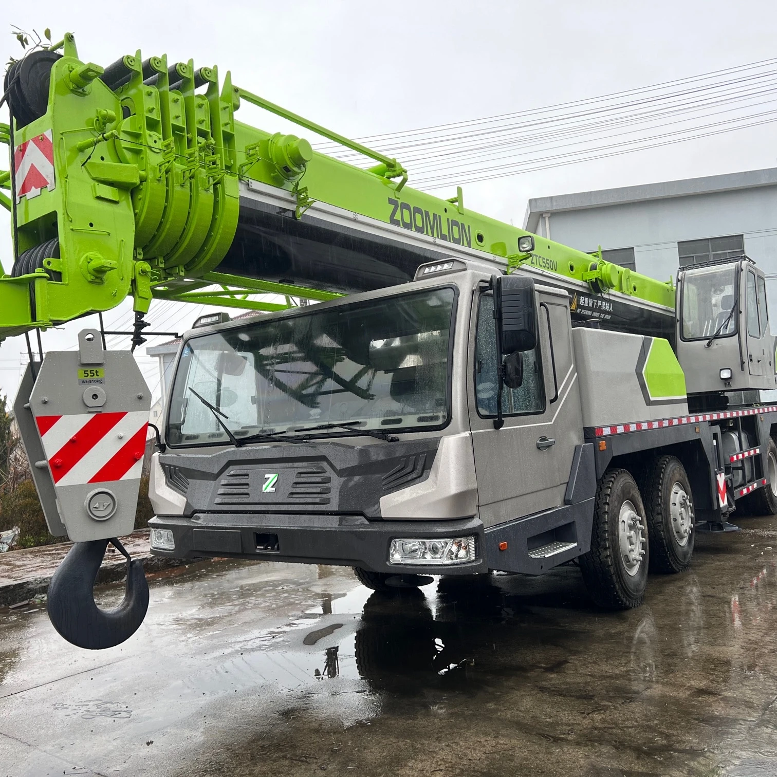 Used  Chinese ZOOMLION 55T ZTC550V Truck Crane Second Hand