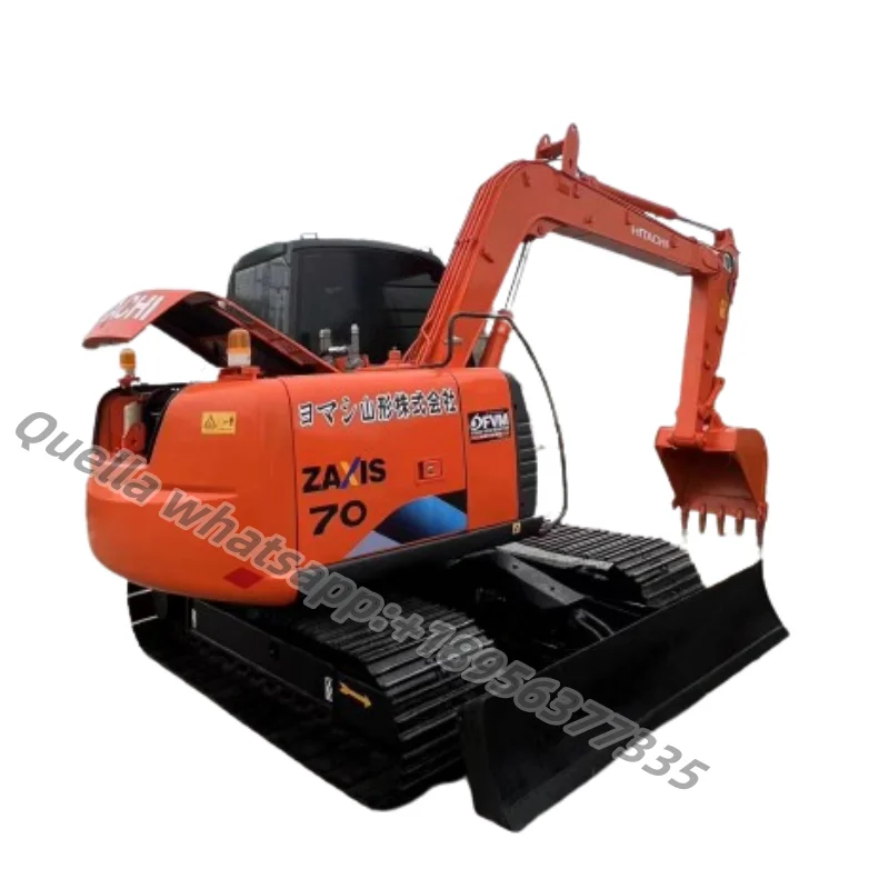 HOT Zx70 Original Japan Hitachi 70 -5A Used Excavator Hydraulic Crawler Excavator ZX70
