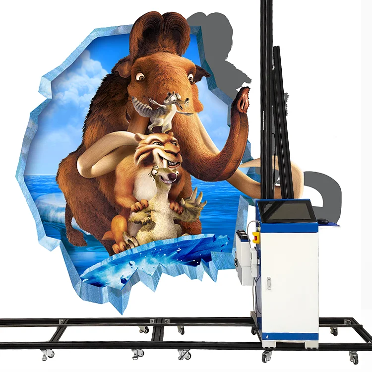 1440DPI High Resolution Digital Inkjet Printer Machine Vertical Wall 3D Wall Floor Printer Small Business A3 A1 A4 A2 A5