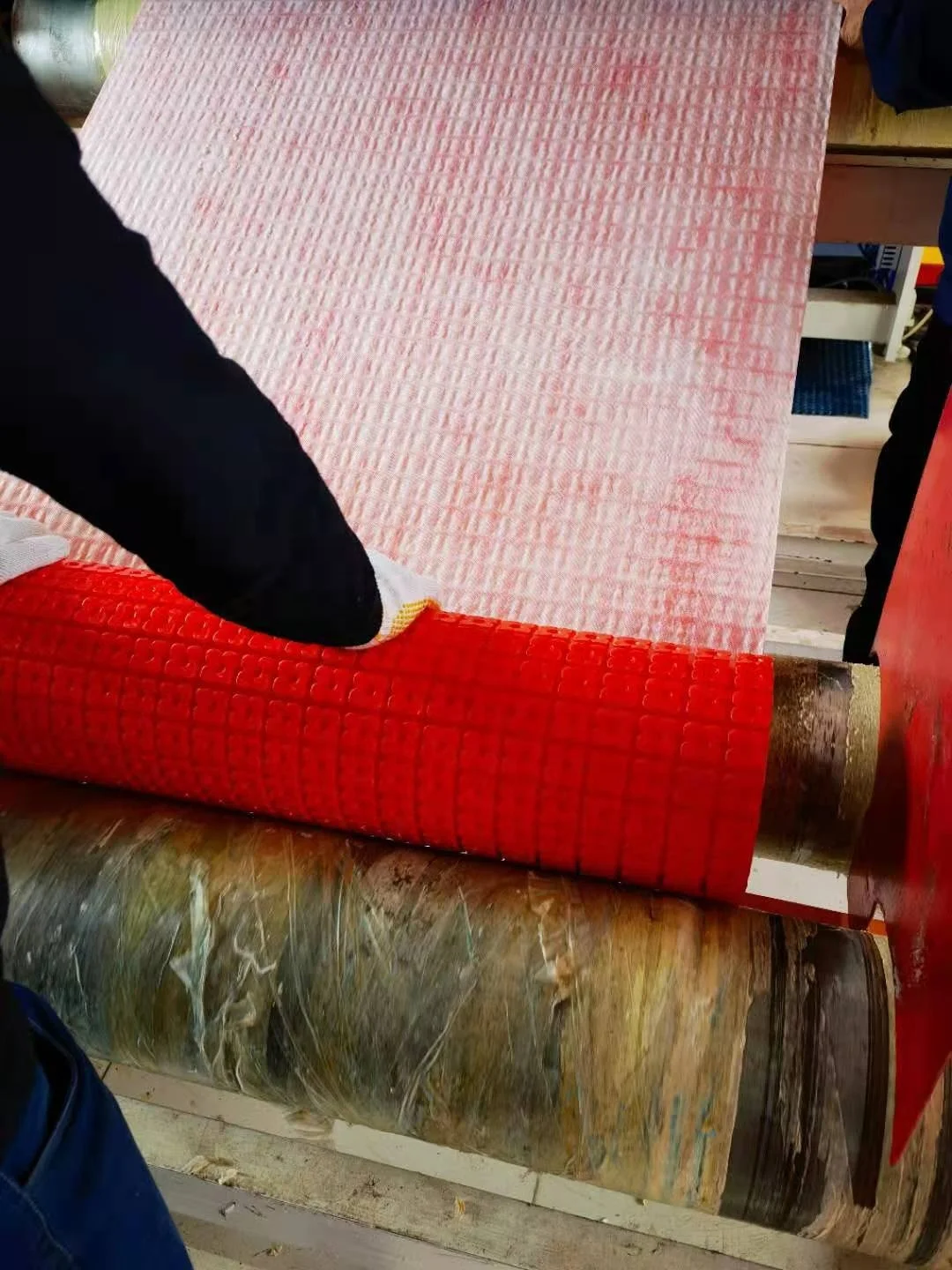 electric underfloor heating film uncoupling waterproofing membrane with 4.0mm cable heating floor system