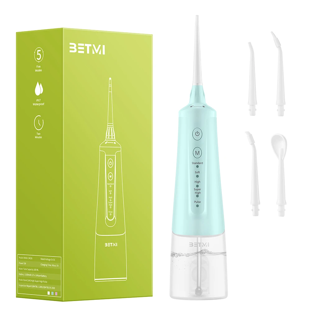 Water Flosser Cordless Oral Irrigator Portable Water Flosser Teeth Cleaning Oral Irrigator Water Flosser for Teeth