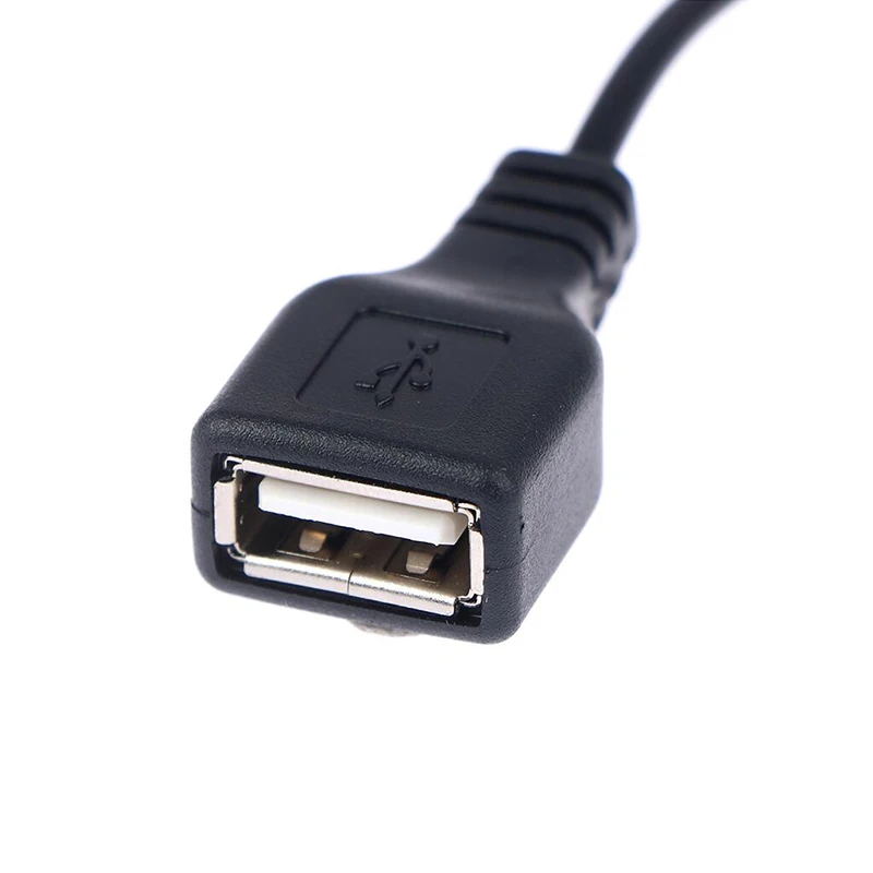 USB a Female Connector Cable 3 AAA Black Battery Holder 4.5V Case With ON/OFF Switch and Cover