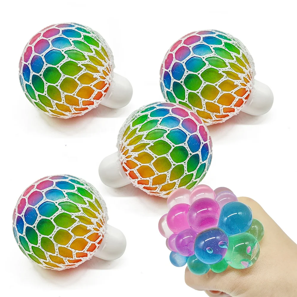 New Arrivals Grape Ball Maltose Anti Fidget Ball TPR Sugar Stress Balls Stretch Marine Animal Squeeze Release Stress Toys