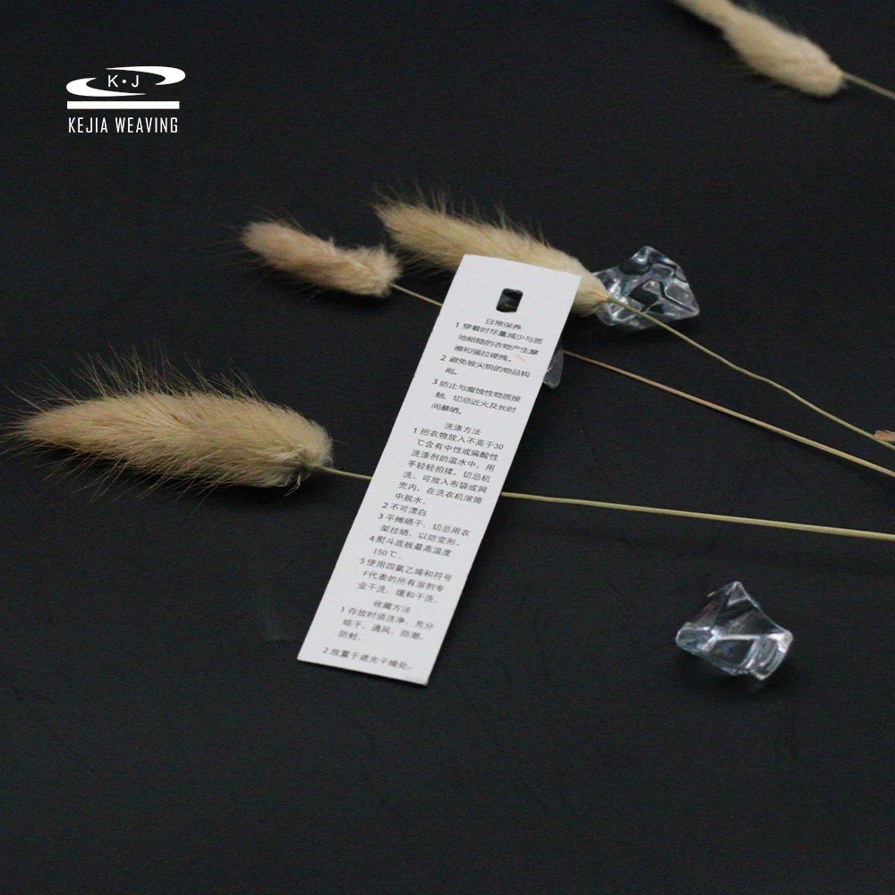 Hot New Product Customization Cotton Fabric Hang Tag