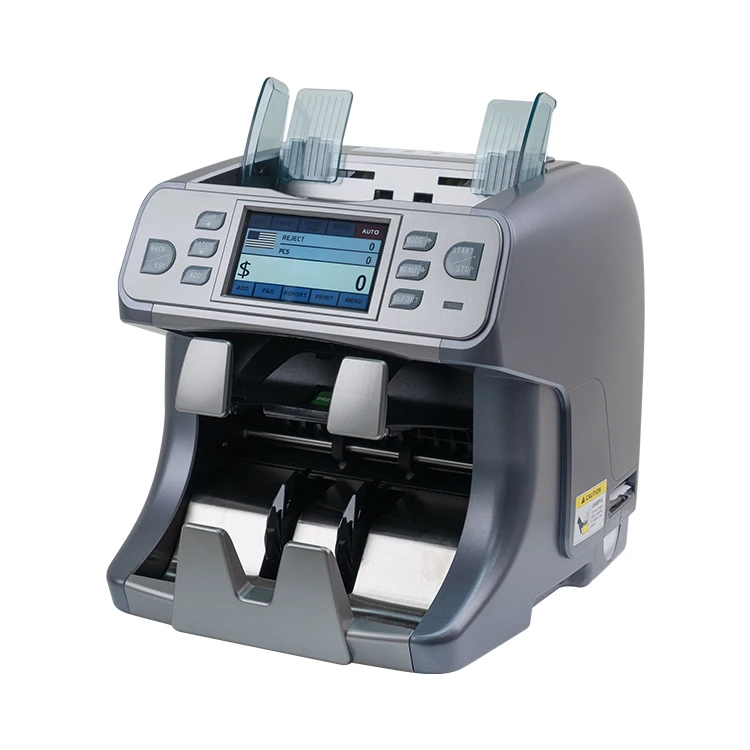 portable currency cash counting machine dual pocket for money bill counter