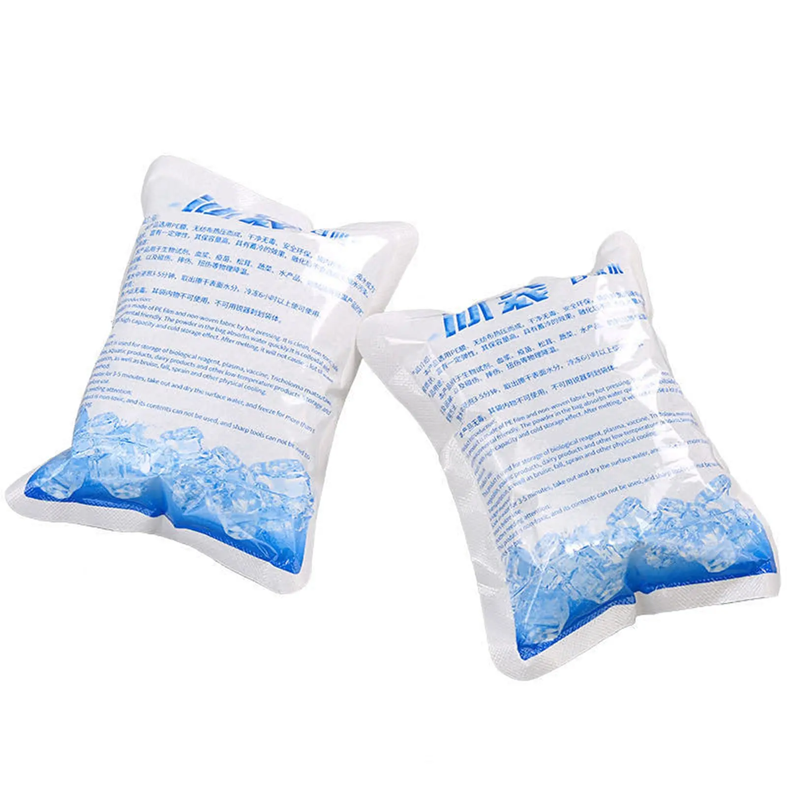 Disposable fast cooling Instant Cold Compress therapy Pack self priming ice freezer packs for food delivery
