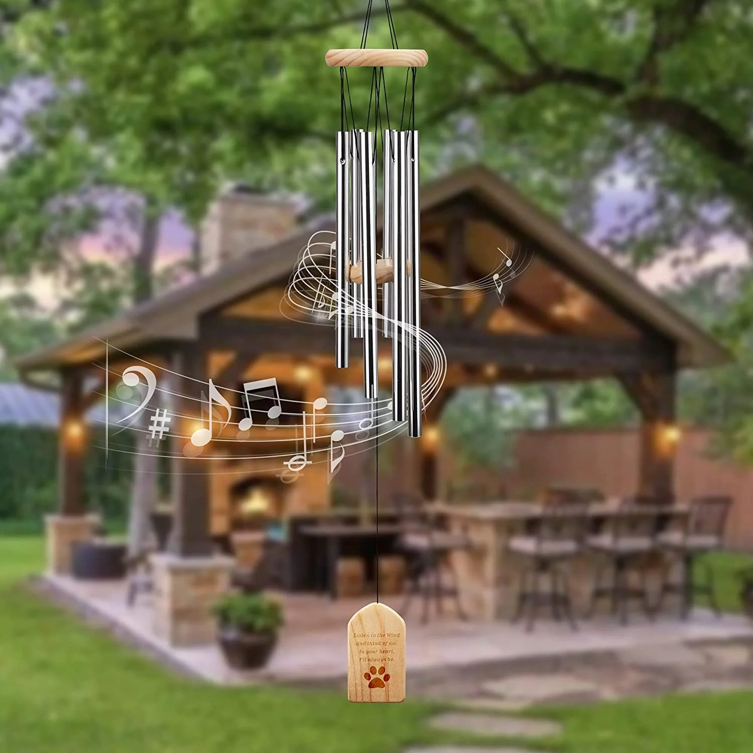 Deep Tone Condolences Wind Chimes Outdoor Clearance Wind Chimes Bereavement Wind Chimes Memorial Wind Chimes