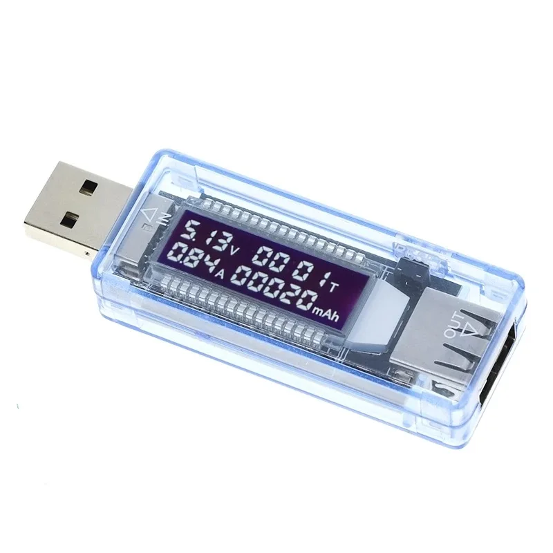 USB-тестер емкости и напряжения детектор тока измеритель зарядного устройства мобильный мощности
