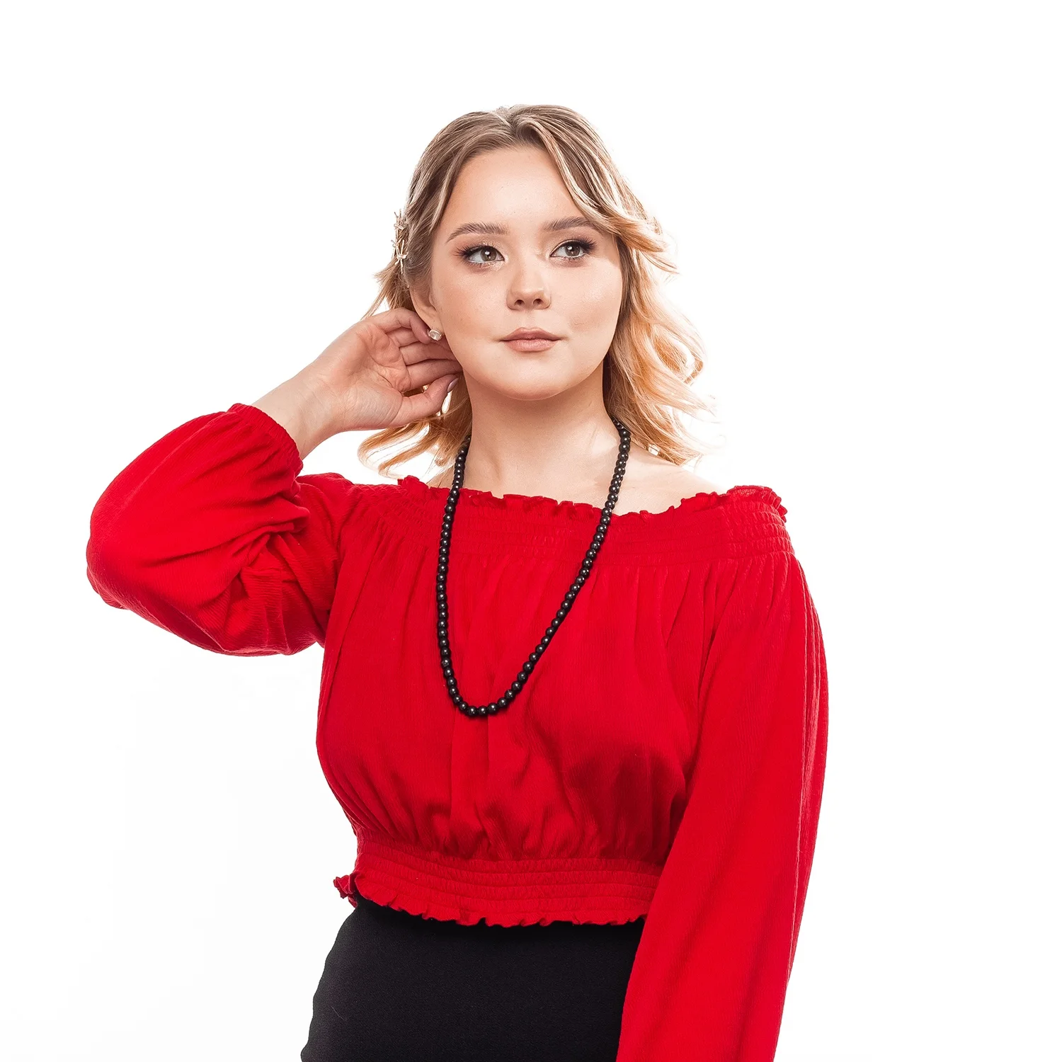 8mm Genuine Natural Shungite Round Beads, Black Lustrous Gemstone from Karelia, Russia, Long Length 45cm, Real Beauty & Healing