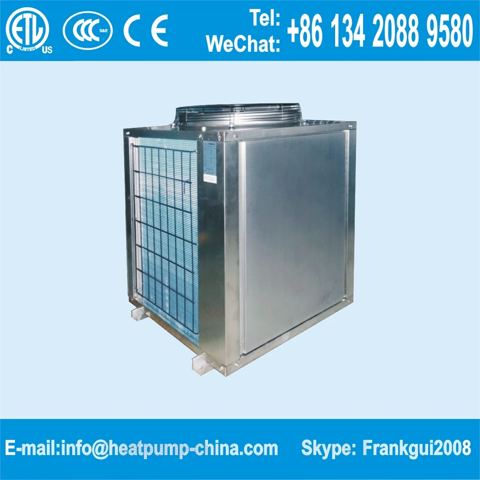 Air temp. house heating system extremely cold areas use EVI heat pump 55C hot for heating cooling hot water