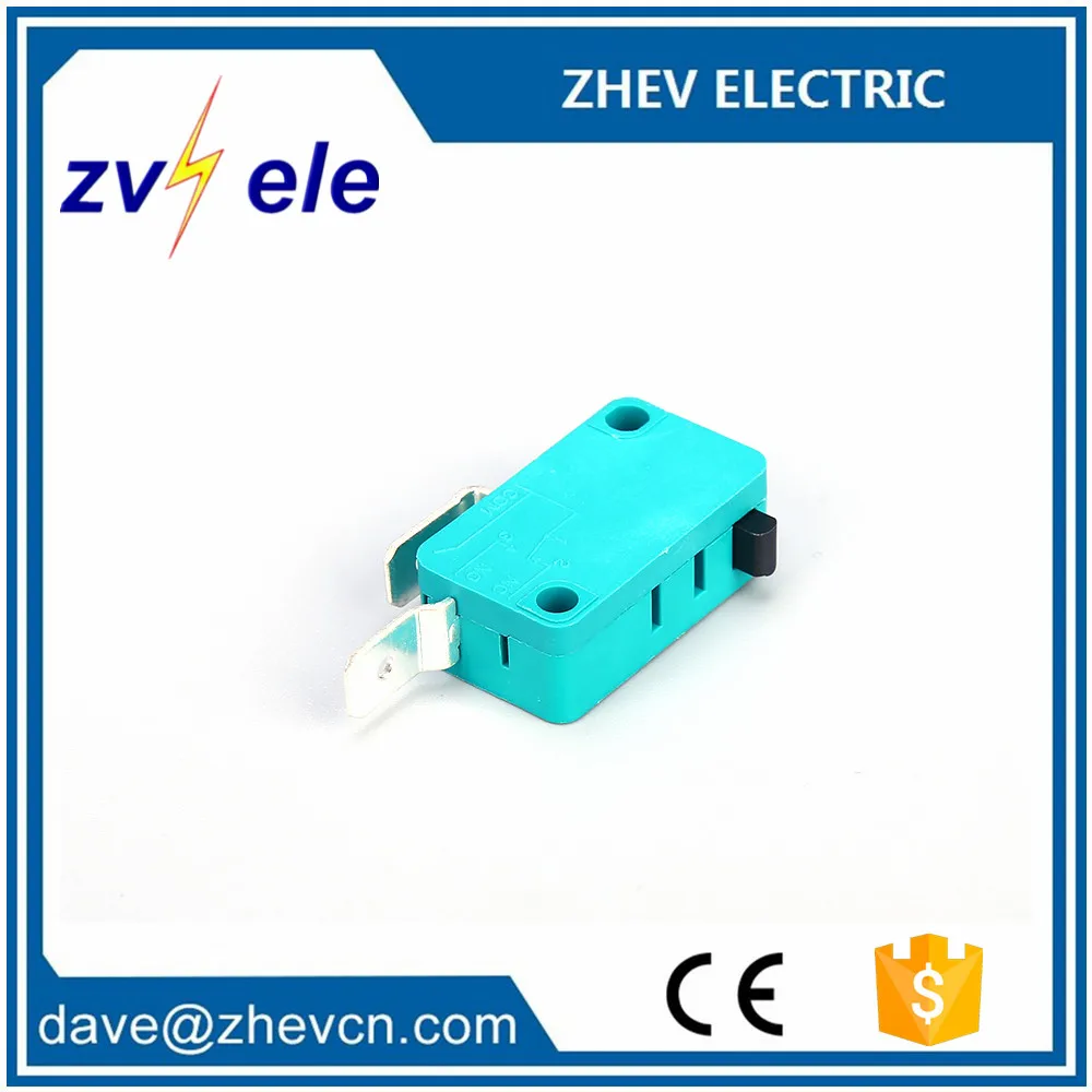 Normal Open Big Foot Green Micro Switch With Reset Button KW8 40t85