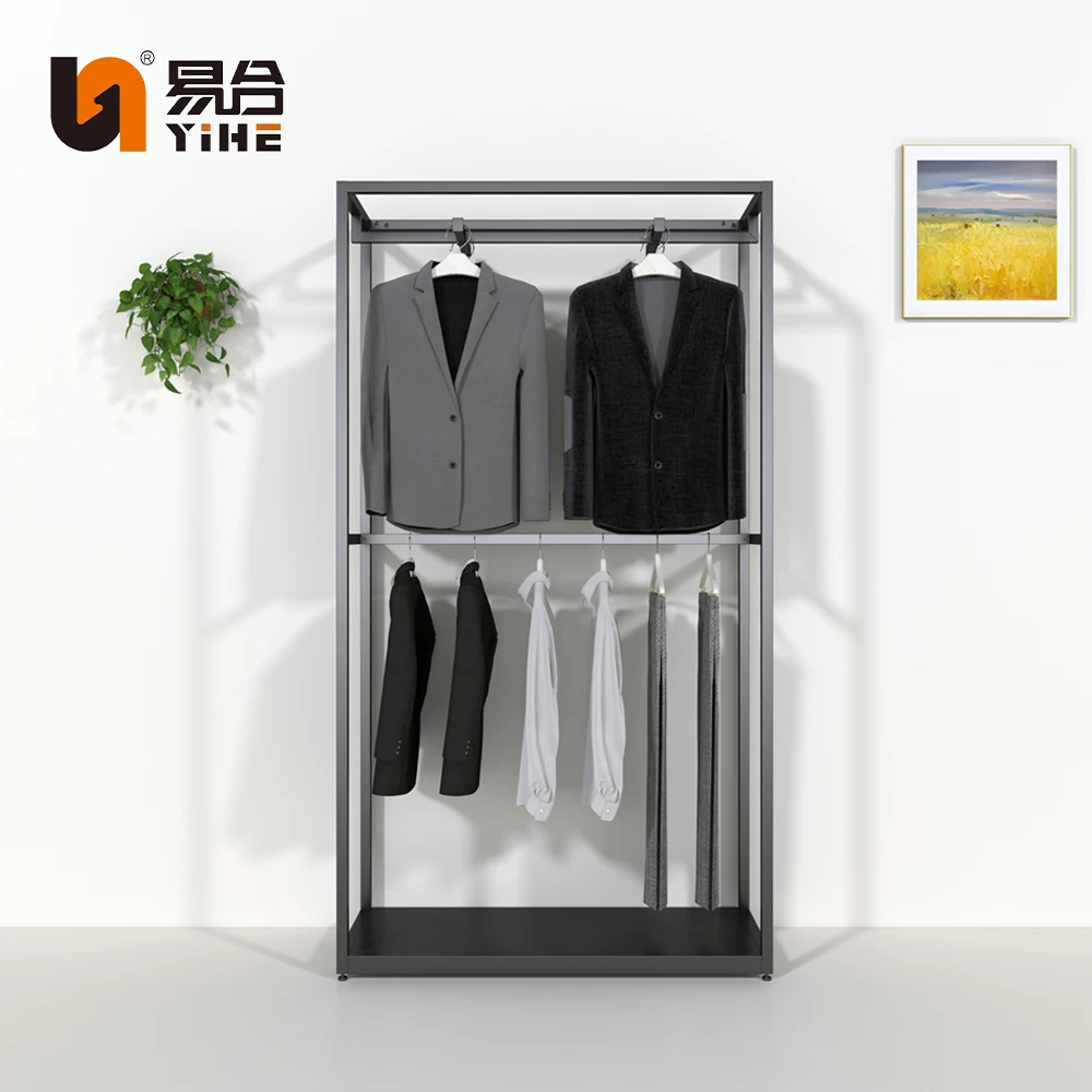 Retail Custom Name Brand Design Modern Merchandising Fixture For Retail Clothing Store