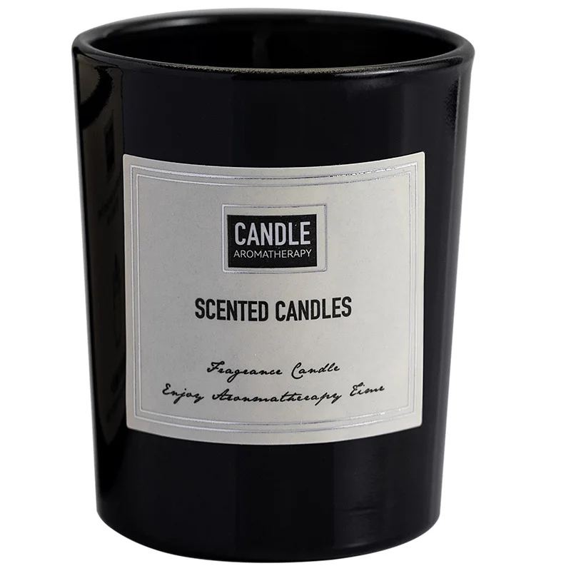 New Glass cup scented candle smokeless scented soy wax scented candle for wedding party