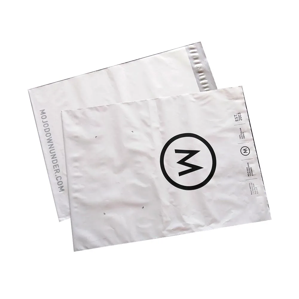Customized Envelope Mailling Mailer Black Shipping Postage Packaging Plastic  Poly  Bag