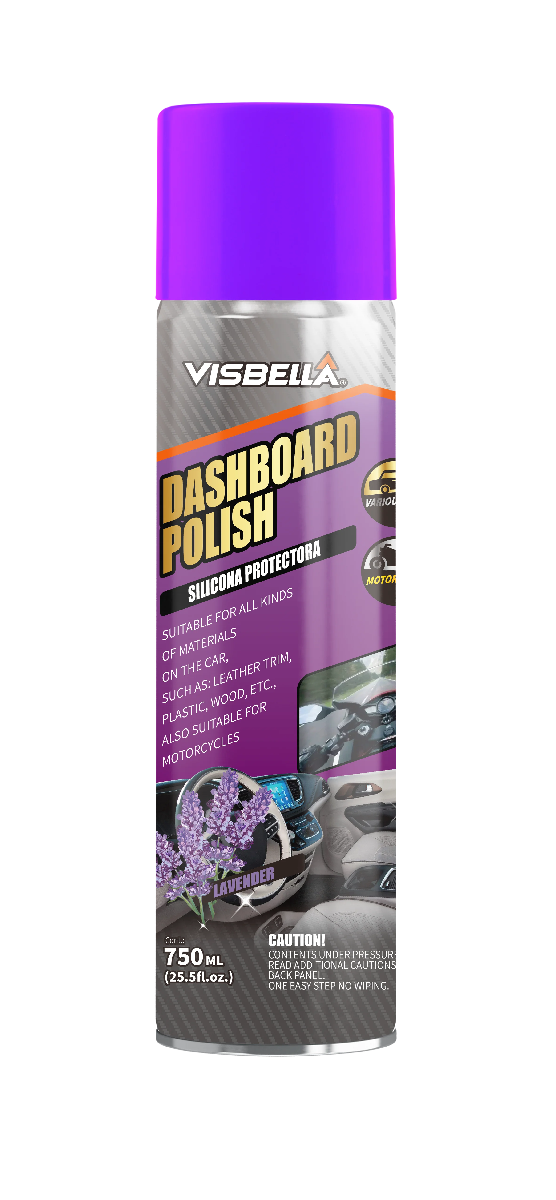 Leather  Shine Car Care Cleaning Wax Dashboard Polish Spray