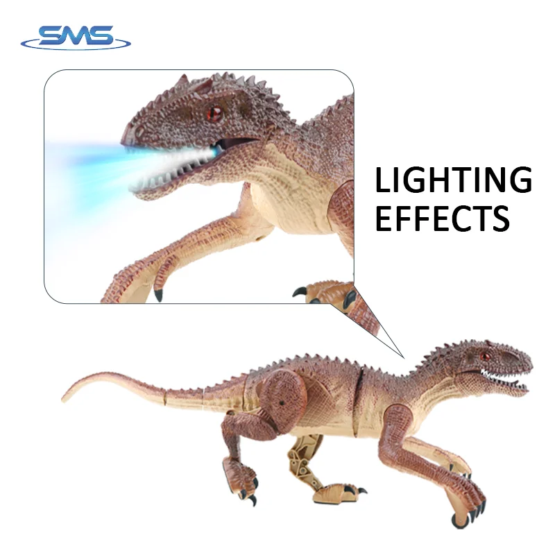 2.4G Plastic Simulation Walking Remote Control Dinosaur Toys Juguete De Dinosaurio Rc Dinosaur Toys With Simulation 3D Eyes
