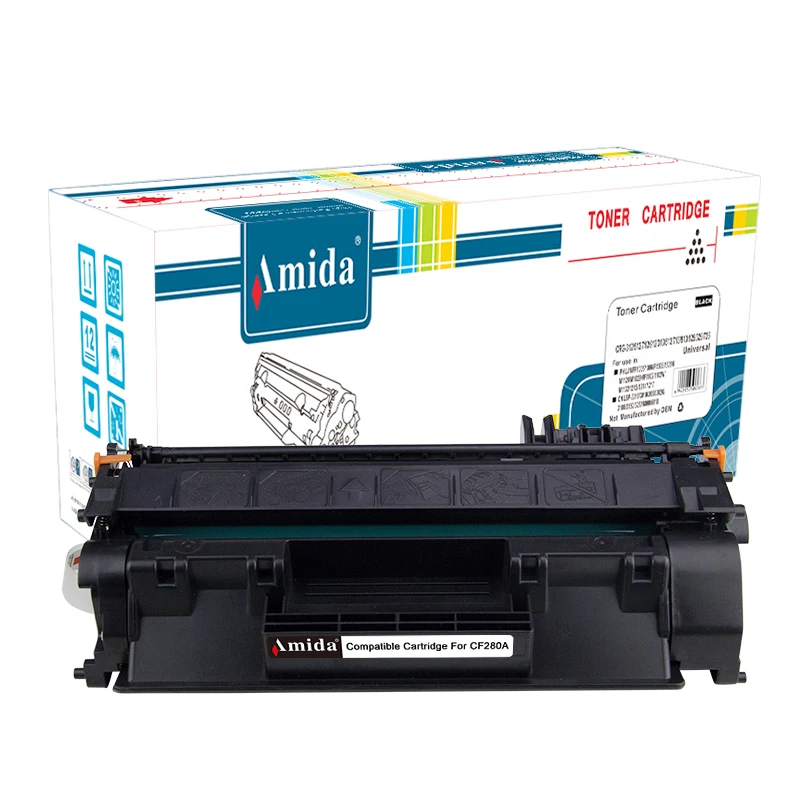 Amida Universal CF280A Premium Toner Cartridge for Lj 400M401/400M425 Printer CF280A HP toner cartridge 280a