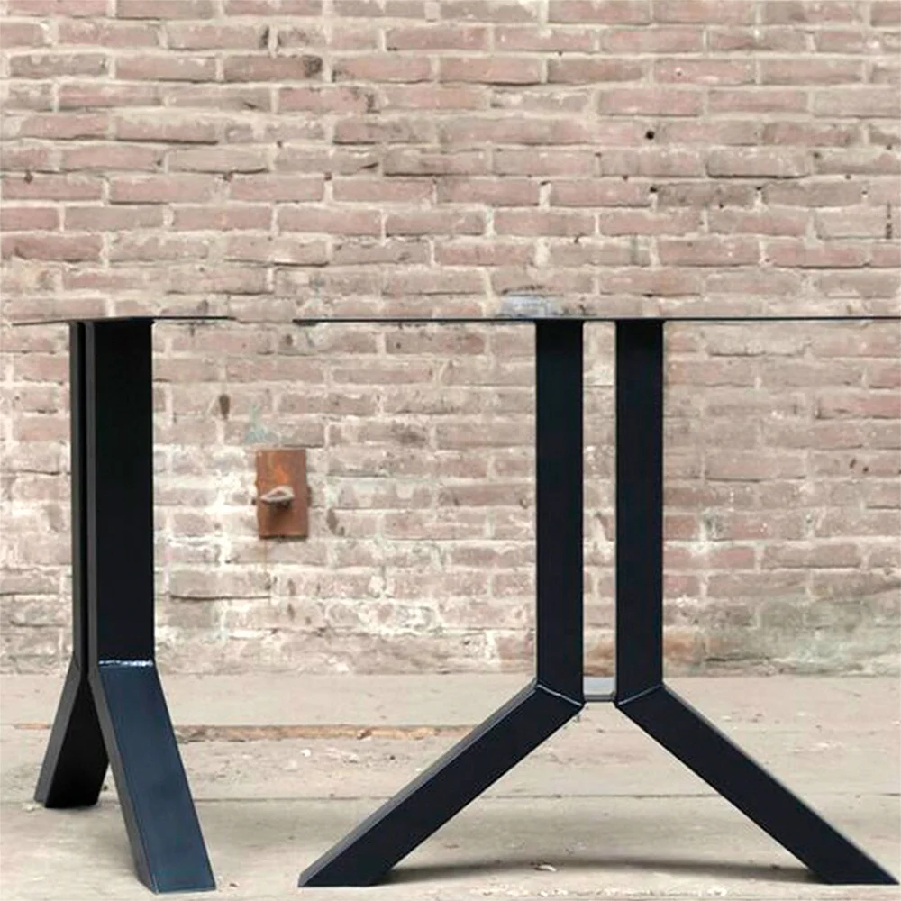 Table Leg Black High Quality Steel Dining Industrial Coffee Table Legs  Home Hotel Furniture base