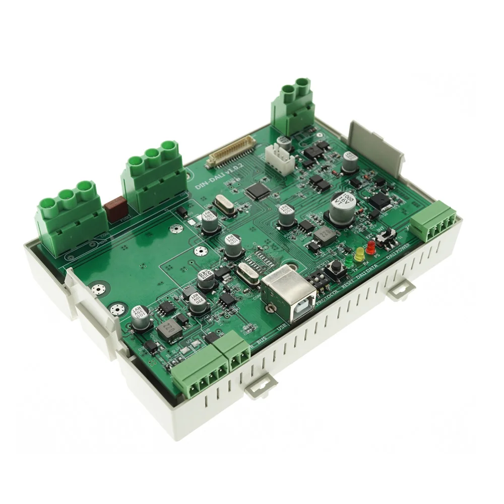 DALI Bus Dimmer UL94 V0 Din Rail Dimming Control Module
