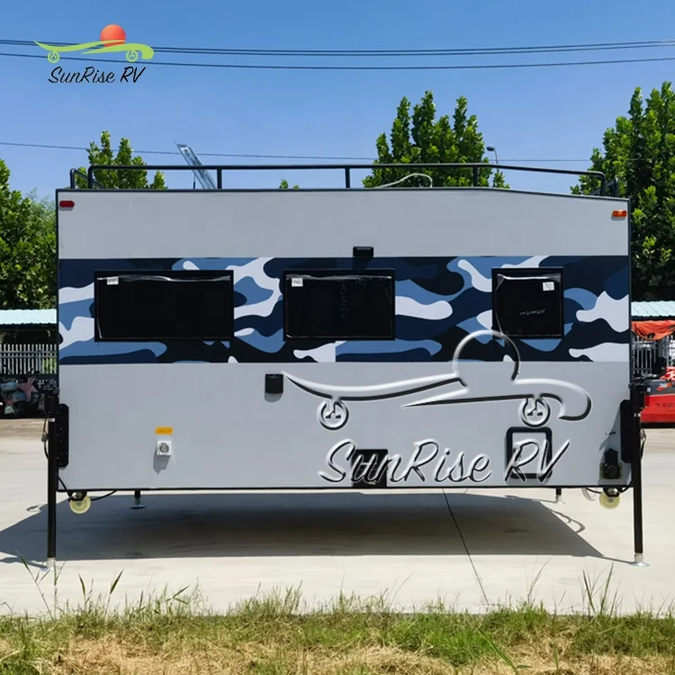 SUNRISE RV ALUMINUM SANDWICH Overland Camping Truck Camper Shell Mercedes Unimog expedition vehicle dual cab slide on campER