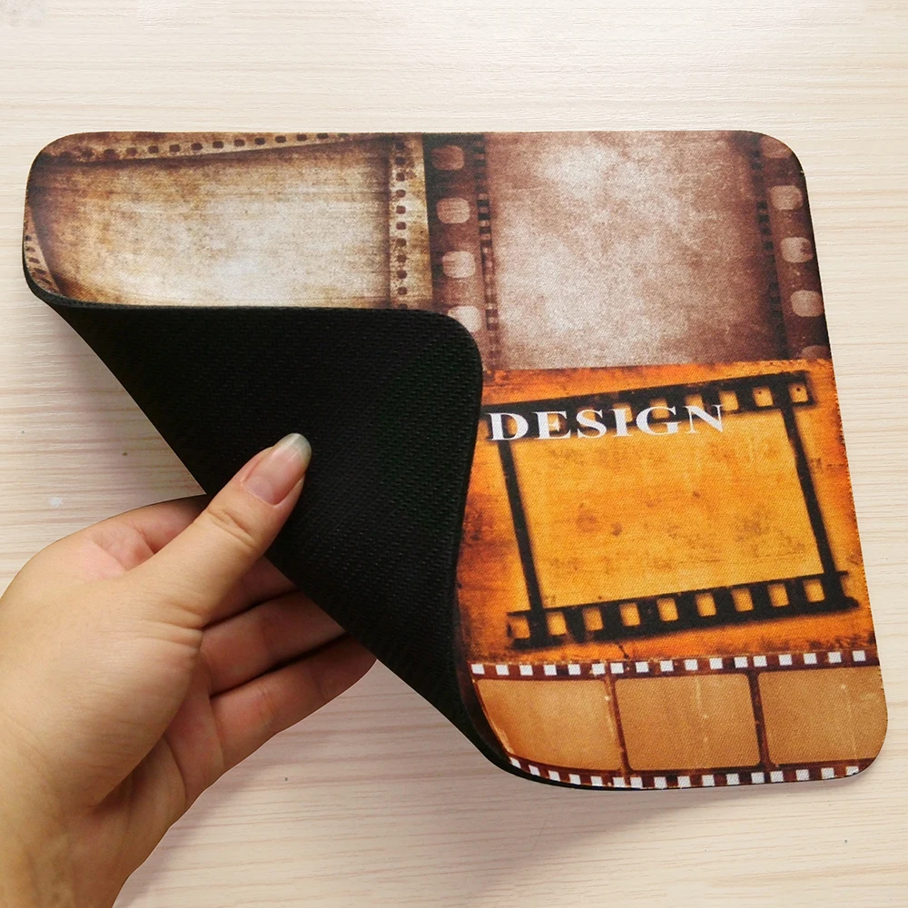 OEM Factory Direct Sale Non-slip Black Promotion Fabric Laptop Mouse Pad