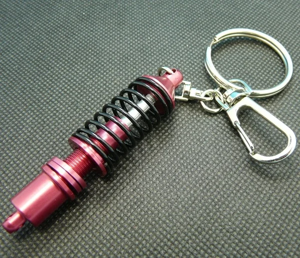 Coilover Keychains, Auto Part Model Automotive Accessories Shock Absorber Keychain Keyring